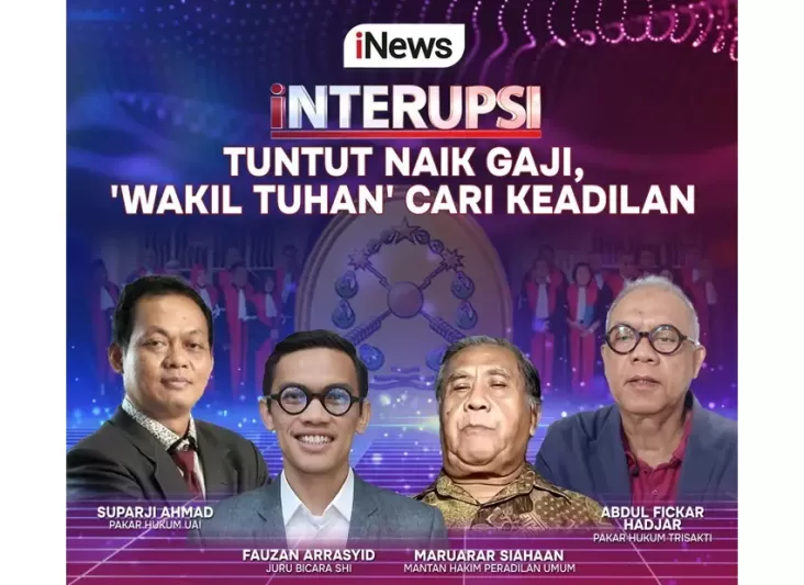 "Para Dewa" Ungkap Dukungan untuk Permintaan Kenaikan Penghasilan, INTERUPSI Hadir Bersama Ariyo Ardi, Anisha Dasuki, dan Ahli yang Dipercaya, Saksikan Secara Langsung Pukul 20.00 WIB di iNews