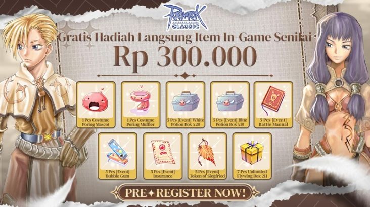 Ragnarok Classic Kembali Meriah, Ayo Daftar Pra-Registrasinya Sekarang!