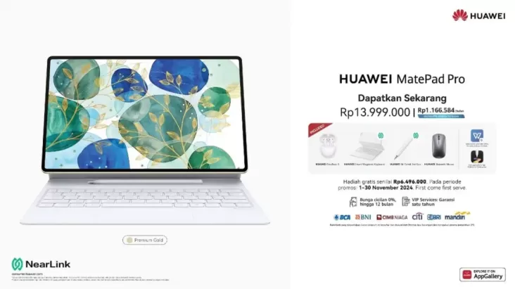 "Tablet HUAWEI MatePad Pro 12.2 Siap Menyapa Pengguna Indonesia, Solusi Praktis Menggantikan Laptop"