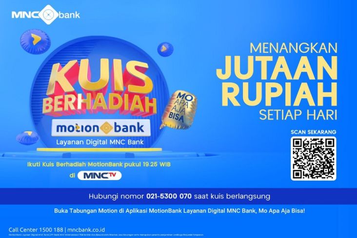 Siap siap Dapat Uang dengan Nonton TV  Ikuti Kuis Berhadiah MotionBank di MNCTV Setiap Hari