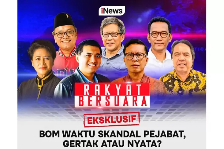 Bongkar Korup Para Elite Politik pada Rakyat Bersuara BOM WAKTU SKANDAL PEJABAT, GERTAK ATAU NYATA? Bersama Aiman Witjaksono kemudian Narasumber Kredibel, Waktu petang Hal ini Live belaka sekali pada iNews