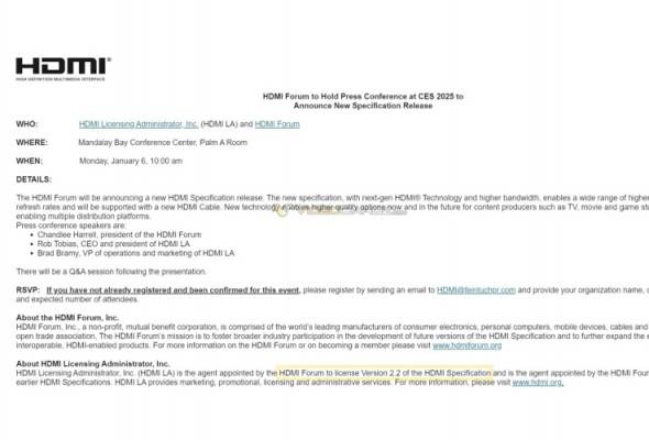HDMI 2.2 Bakal Meluncur di CES 2025, Hal ini Bocorannya