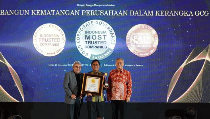 PLN EPI Didapuk Sebagai Trusted Company pada Ajang CGPI Award 2024