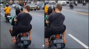 Viral Aksi Bule Mesum di tempat Atas Ojol, sanggup Berujung Kantor Polisi?