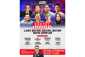 petang Ini adalah Lagu Bayar, Bayar, Bayar Bikin Ambyar di tempat Rakyat Bersuara