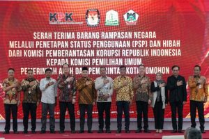 Rincian Barang Rampasan Negara Rp18,52 Millar Diserahkan ke KPU, Pemprov Aceh, lalu Pemkot Tomohon