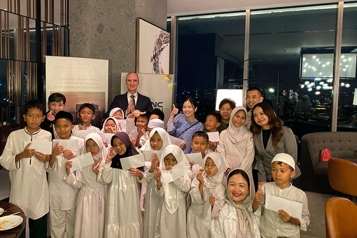Park Hyatt Ibukota Indonesia juga juga MNC Peduli Berbagi Kebahagiaan Ramadan Bersama Anak Yatim