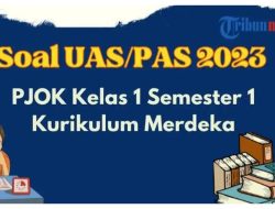 Kunci Jawaban Soal UAS dan PAS PJOK Kelas 1 Semester 1