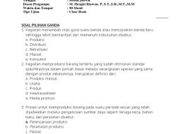 Contoh Soal UAS Pilihan Ganda: Strategi Pembelajaran SD Semester 5 untuk Mahasiswa