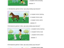 60 Contoh Soal PJOK Kelas 1 Semester 1 Siap Digunakan