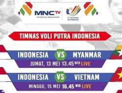 Waktu tayang live streaming timnas Indonesia vs Myanmar voli putra SEA Games 2025 di Thailand