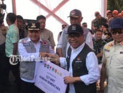 Loki Pindah Malam Ini, Korban Gempa Agam Tempati Huntara Setelah Diresmikan Menko PMK