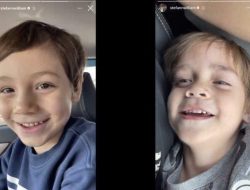 Dua Anak Stefan William Ikut Puasa Bersama Celine Evangelista, Koa dan Cio Baca Doa Berbuka