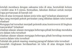 Jawaban Bahasa Indonesia Kelas 10 Halaman 175-176: Teks Diskusi