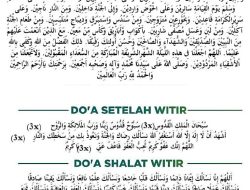 Niat Shalat Tarawih Sendiri dan Berjamaah, Doa Setelah Sholat dan Doa Kamilin