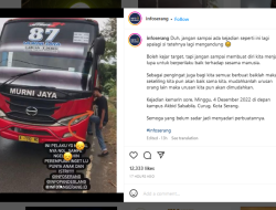 Pengelola Terminal Poris Bantu Penumpang Bus Murni Jaya