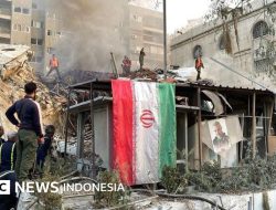 Gelombang Balas Iran dengan Rudal Raksasa ke Tel Aviv