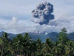 Gunung Dukono Meletus, Kolom Abu Capai 1.600 Meter, Status Waspada